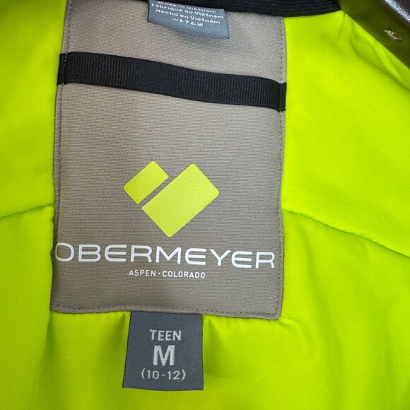 OBERMEYER Boys' Fleet Ski Snowboard Jacket Boy 10-12 Outdoor - Picture 8 of 15
